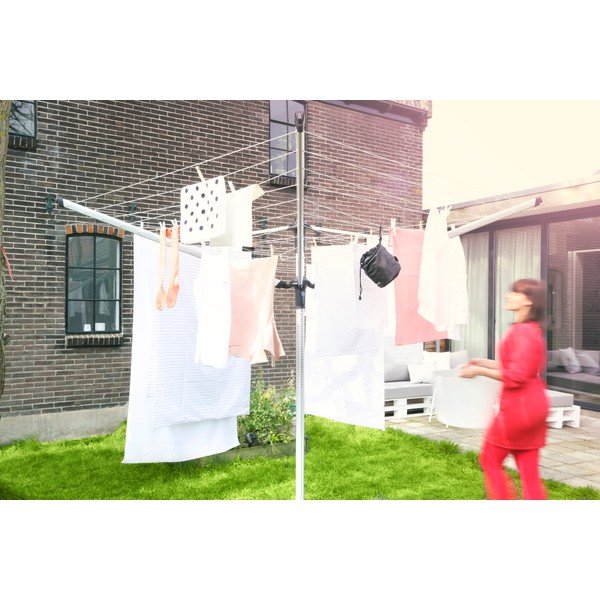 Ezüstszínű kerti ruhaszárító 50 m Lift-o-Matic Advance – Brabantia-image-4