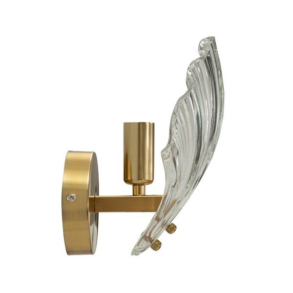 Aranyszínű üveg fali lámpa Da Muro Shell – Mauro Ferretti-image-2