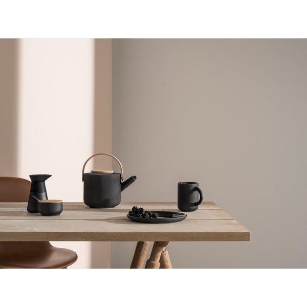 Fekete kőedény teáskanna 1,25 l Theo – Stelton-image-3