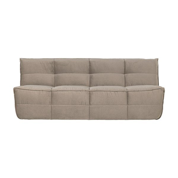 Szürkésbarna bársony kanapé 204 cm Cluster – vtwonen