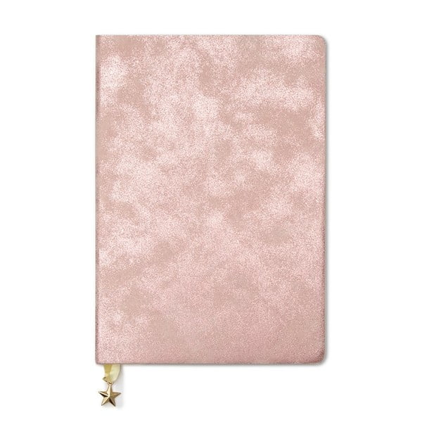 All That Glitters Blush rózsaszín jegyzetfüzet, A5 - GO Stationery