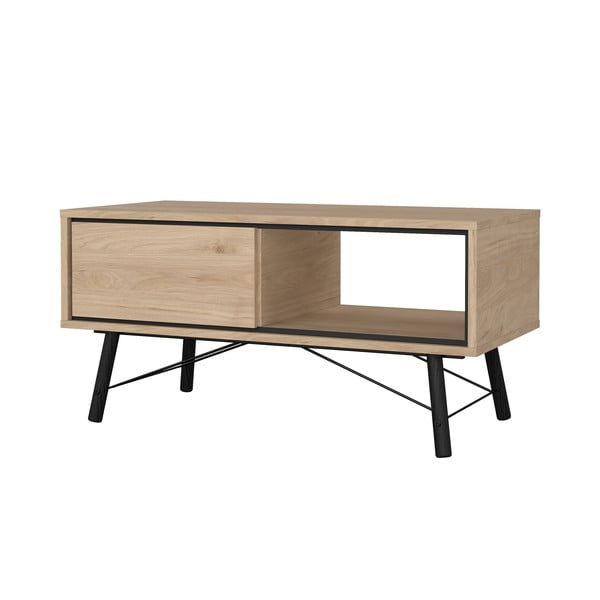 Natúr színű dohányzóasztal 48x102 cm Ry – Tvilum-image-4