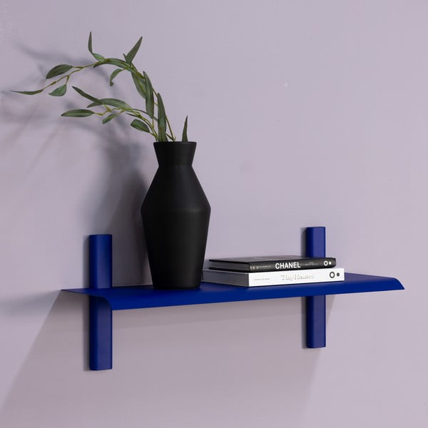 Kék fém fali polc 60 cm Hola – Spinder Design-image-1