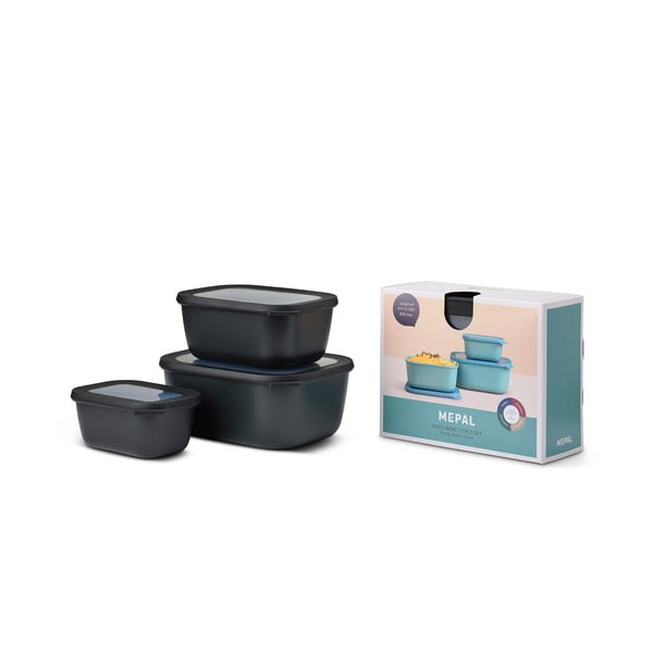 Élelmiszertartó doboz szett 3 db-os Cirqula – Mepal-image-2