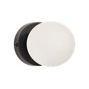 Fehér-fekete fém fali lámpa ø 8 cm Brisia – Kave Home