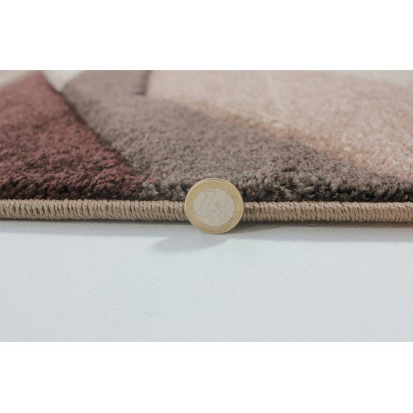 Shatter Beige Brown barnásbézs szőnyeg, 80 x 150 cm - Flair Rugs-image-4