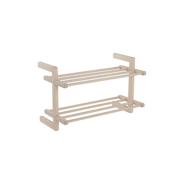 Világos natúr színű borovi fenyő függő cipőtartó állvány 70x45x38 cm Eddison – Jotex