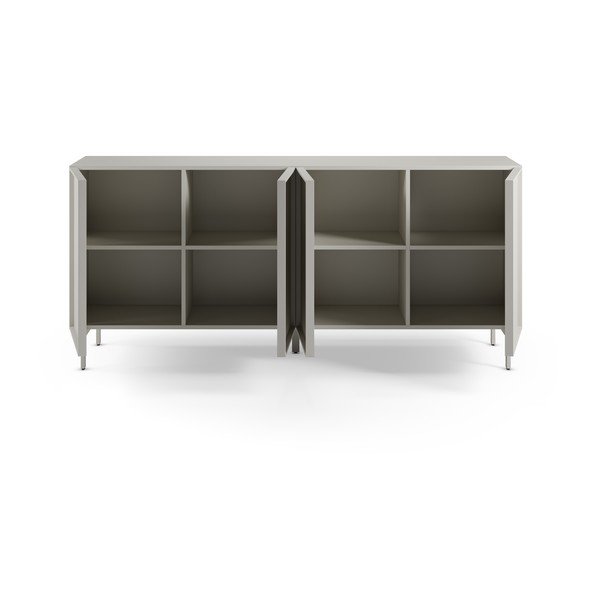 Krémszínű szekrény 180x80x42 cm Brise – Marckeric-image-1