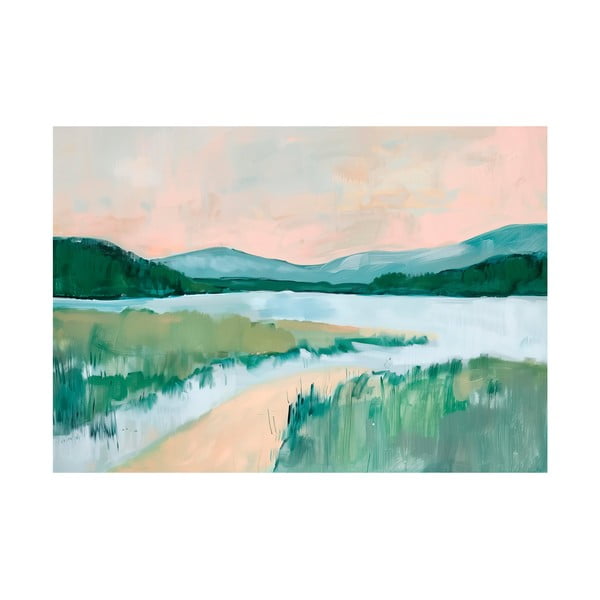 Kép 70x100 cm Gouache Lake – Styler