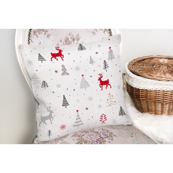 Párnahuzat karácsonyi mintával 43x43 cm Merry Christmas – Mila Home-image-1