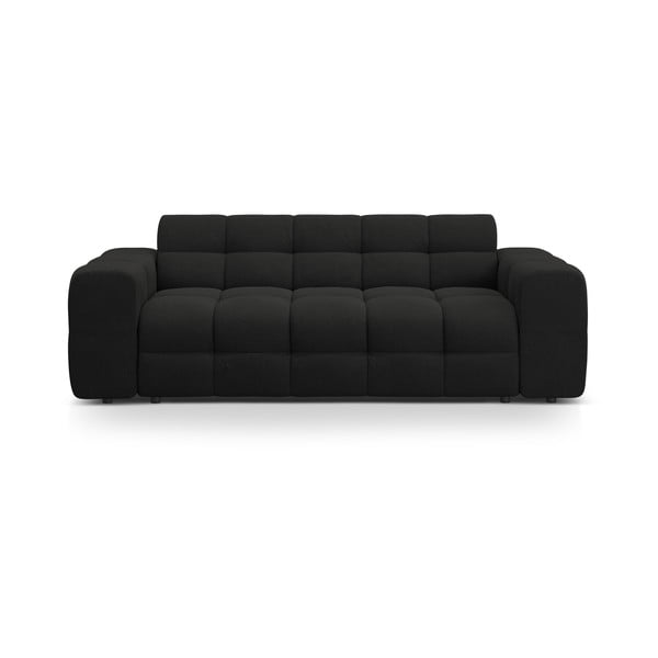 Fekete kanapé 222 cm Kendal – Micadoni 