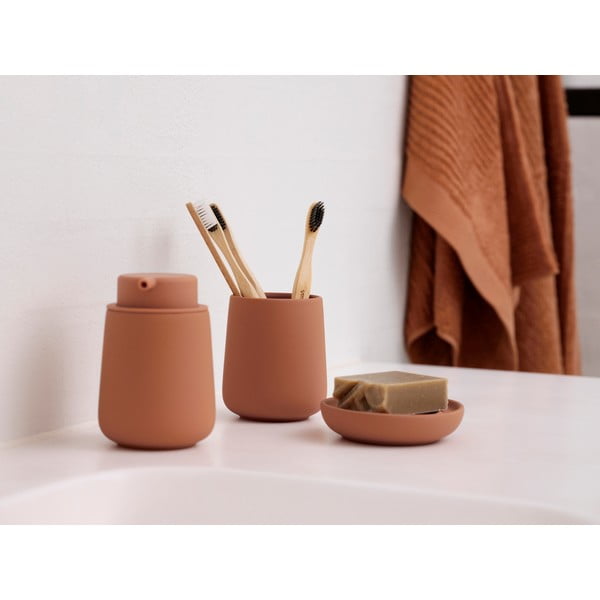 Narancssárga agyagkerámia szappanadagoló 250 ml Nova One – Zone-image-1