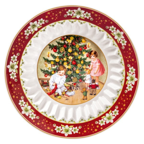 Porcelán tál karácsonyi motívummal, ø 16,8 cm - Villeroy & Boch