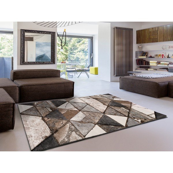 Istanbul Triangle barna szőnyeg, 60 x 120 cm - Universal-image-1