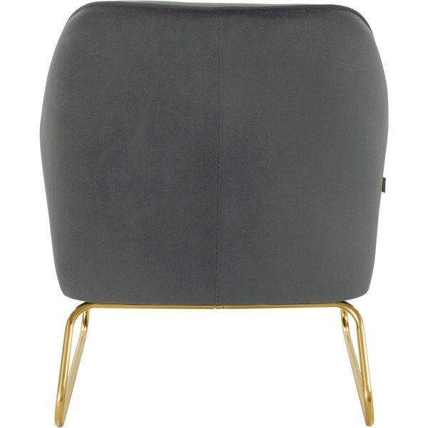 Szürke bársony fotel Joshua - Støraa-image-3