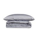 Szürke kétszemélyes hosszabbított pamut-szatén ágyneműhuzat 240x220 cm Elegant – Mijolnir