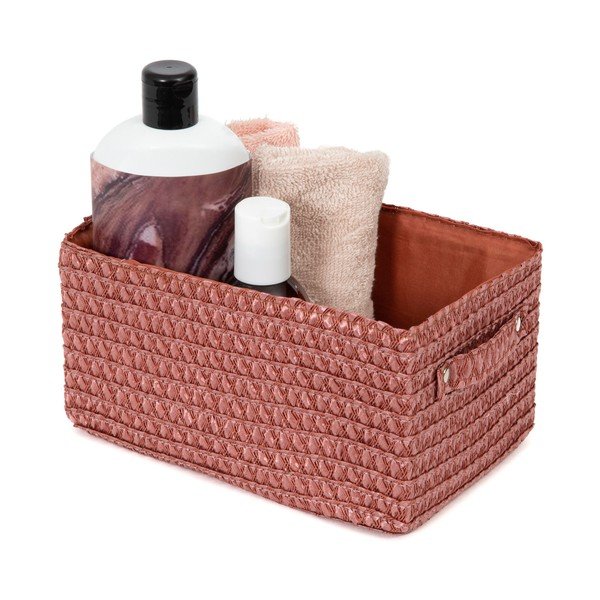 Lilou Basket Terracotta piros tárolókosár - Compactor-image-1