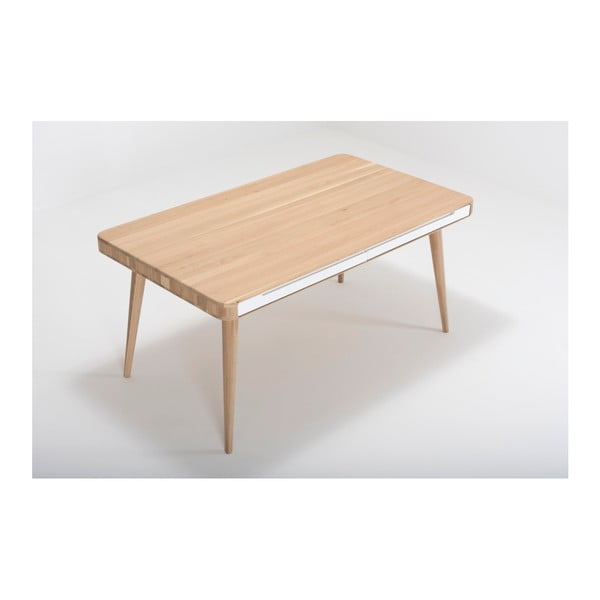 Ena Two tölgyfa étkezőasztal, 160 x 90 cm - Gazzda-image-4