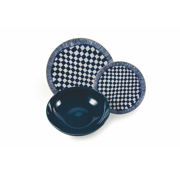Blue Masai 18 db-os porcelán és agyagkerámia étkészlet - VDE Tivoli 1996-image-2