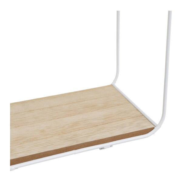 Fehér-natúr színű polc készlet 2 db-os 21 cm – Casa Selección-image-1