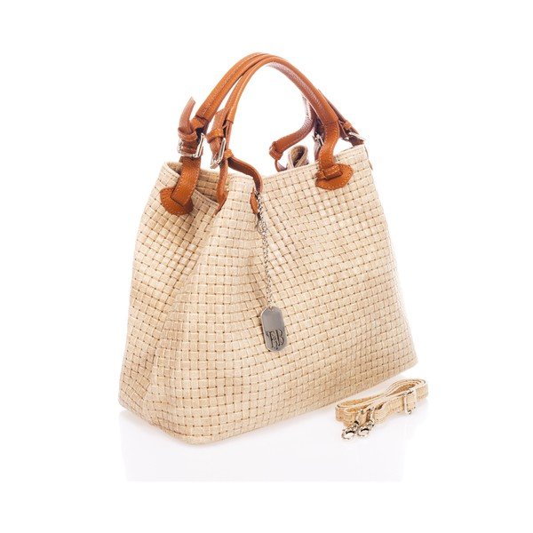 Hydri krémszínű bőrtáska - Federica Bassi-image-2