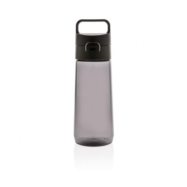 Fekete nyitható kupakos vizespalack, 450 ml - XD Design