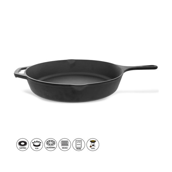 Öntöttvas serpenyő ø 30 cm Litina – Orion-image-2