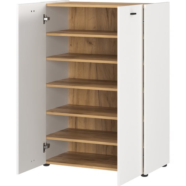 Fehér-natúr színű cipőtartó Lucena – Germania-image-3