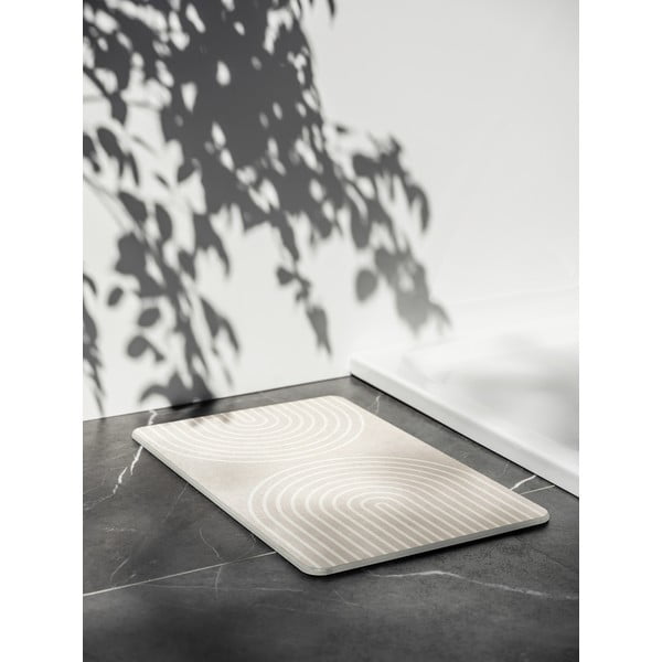 Bézs kovaföld fürdőszobai kilépő 39x60 cm Nazca – Wenko-image-1