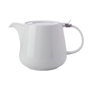 Basic fehér porcelán teáskanna szűrővel, 600 ml - Maxwell & Williams