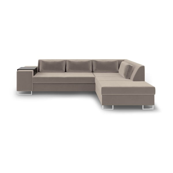 San Antonio bézs kinyitható kanapé, jobb oldali - Cosmopolitan Design