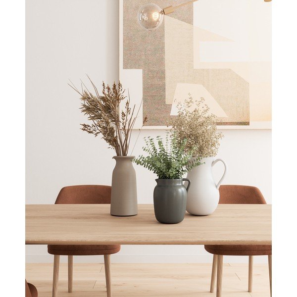 Bézs kerámia kézzel készített váza (magasság 30 cm) Bia – Artevasi-image-1