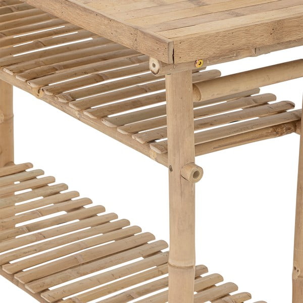 Bambusz tárolóasztal 40x100 cm Sole – Bloomingville-image-4