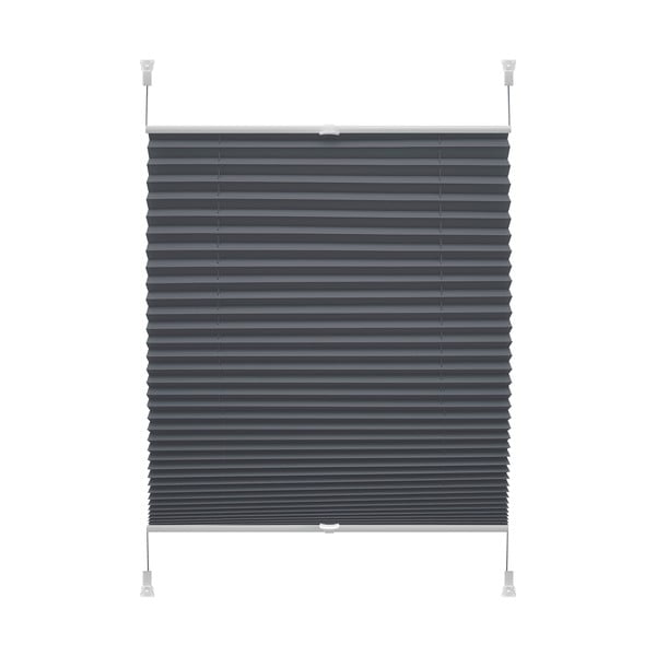 Antracitszürke roló 42,5x150 cm Plisé Verona – Gardinia