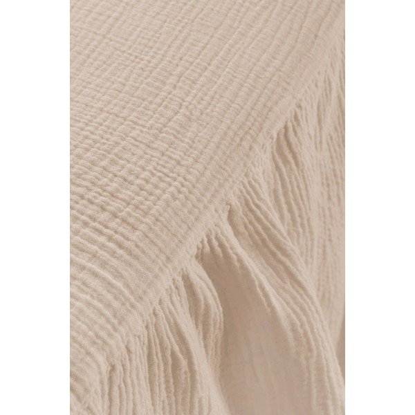 Bézs muszlin ágytakaró 160x200 cm Amilia – Jotex