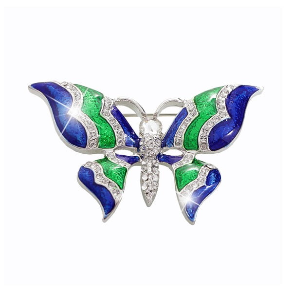 Butterfly bross Swarovski Elements kristályokkal - Laura Bruni