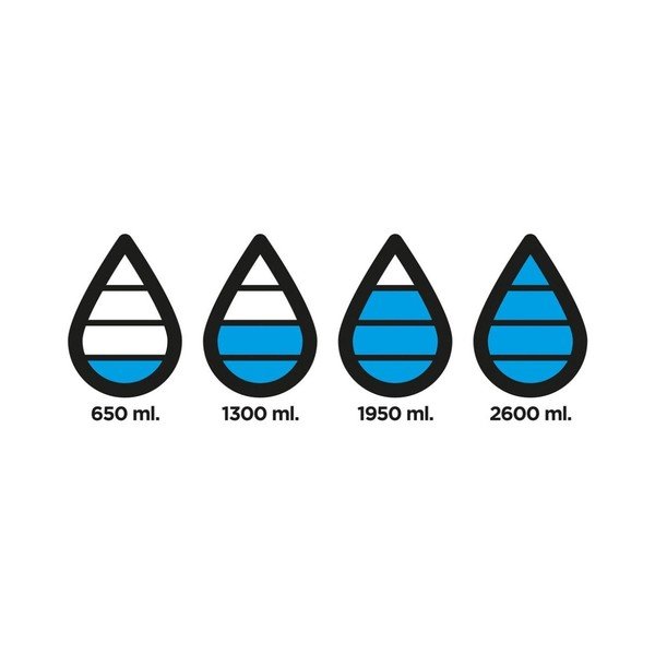 Aqualicious átlátszó kulacs, 600 ml - XD Design-image-2