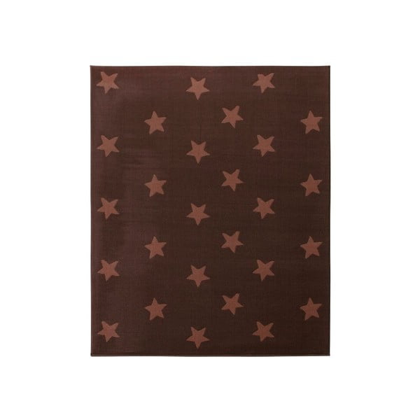 Stars barna gyerekszőnyeg, 140 x 200 cm - Hanse Home