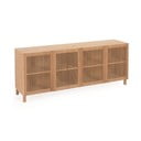 Natúr színű alacsony komód tölgyfa dekorral 180x72 cm Beyla – Kave Home