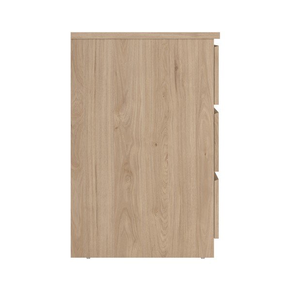 Natúr színű komód tölgyfa dekorral 77x76x50 cm Naia – Tvilum-image-4