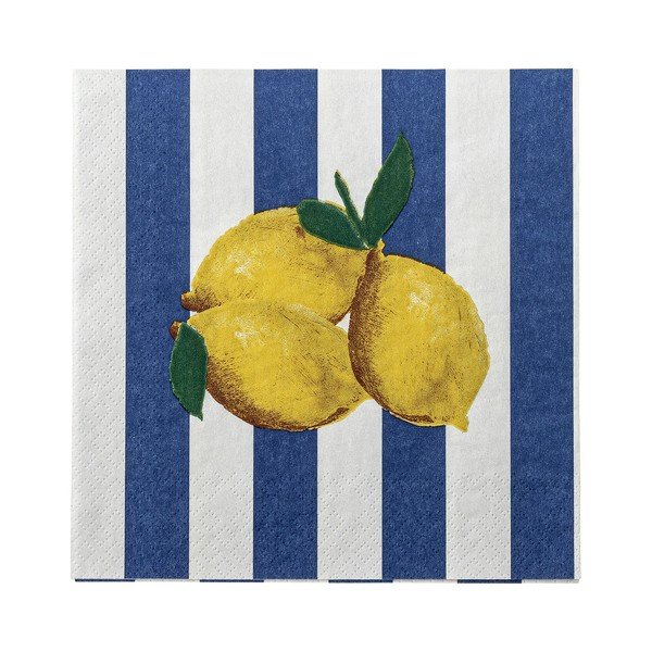 Papír szalvéta szett 20 db-os 33x33 cm Limone – Bloomingville