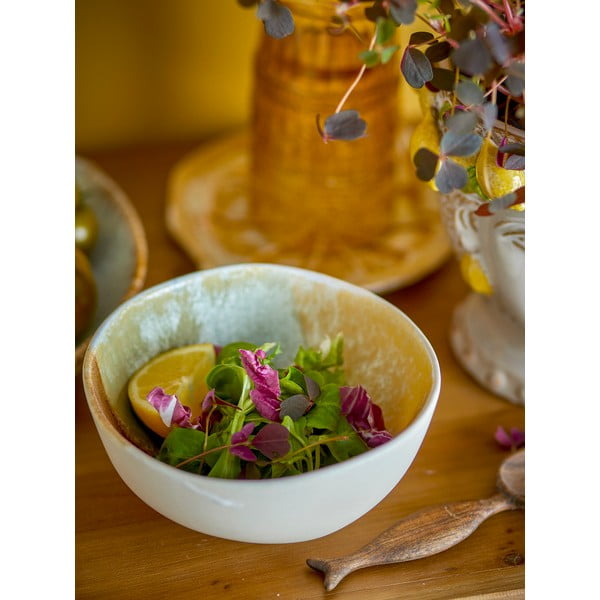 Krémszínű kőedény tálka szett 4 db-os 525 ml Lacey – Bloomingville-image-3