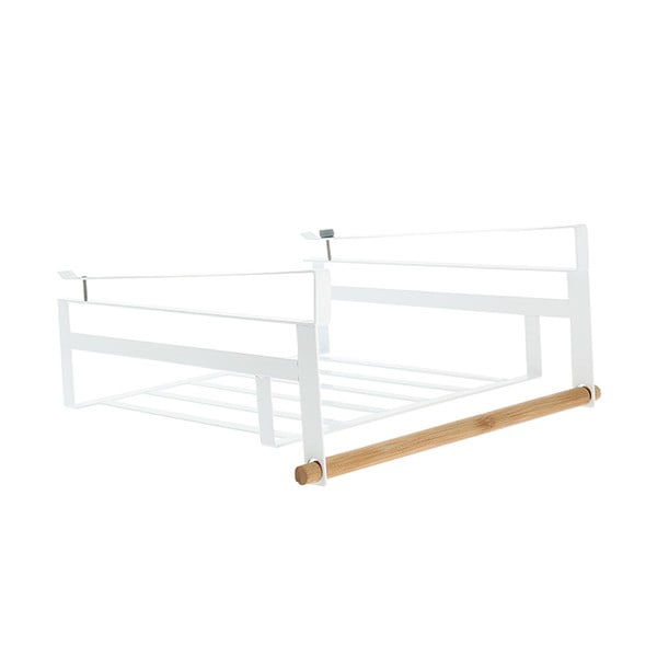 Under Shelf Basket Rail fehér állítható polc ruhásszekrénybe - Compactor