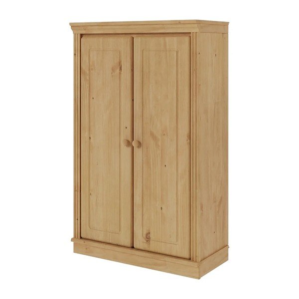 Világos natúr színű borovi fenyő szekrény 74x118x35 cm Anita – Støraa-image-2