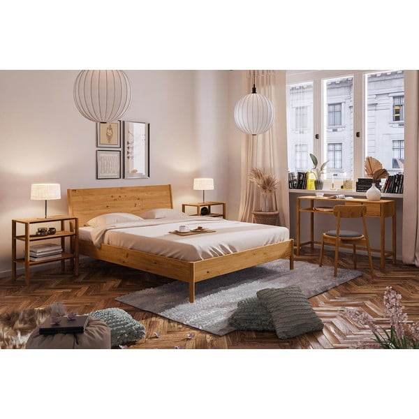Tölgyfa franciaágy 140x200 cm Pola - The Beds-image-4