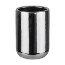 Ezüstszínű kerámia fogkefetartó pohár Lotus – Mette Ditmer Denmark