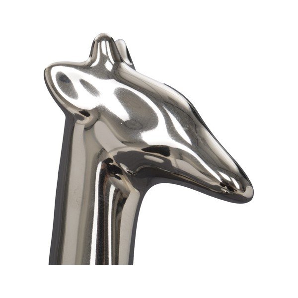 Giraffa fehér kerámia dekorációs szobrocska, magassága 35 cm - Mauro Ferretti-image-3
