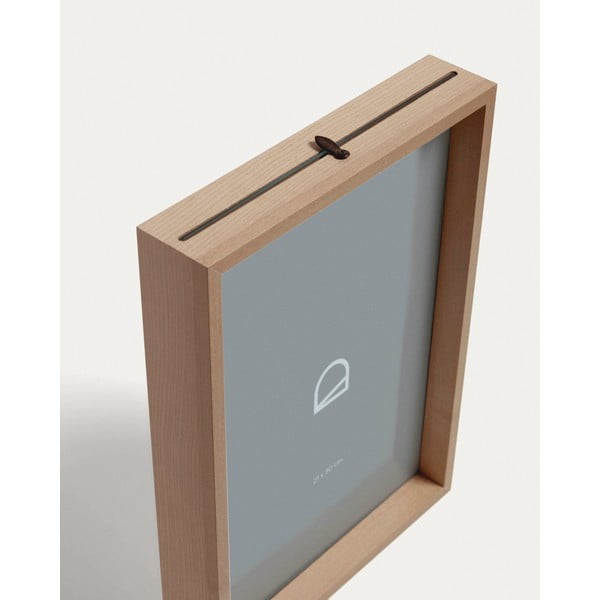 Natúr színű álló képkeret 22,5x31,5 cm Flavina – Kave Home-image-2