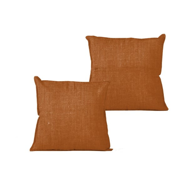 Terracota narancssárga párna, 45 x 45 cm - Really Nice Things -image-2