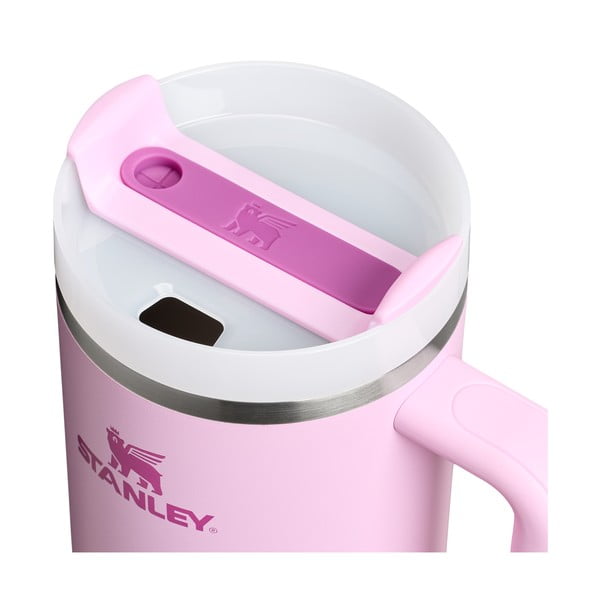 Rózsaszín rozsdamentes acél termosz szívószállal 1,18 l Quencher H2.0 FlowState Tumbler Cherry Blossom – Stanley-image-4